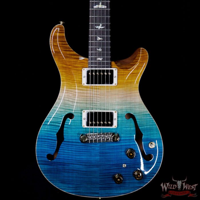 PRS Wild West Guitars 20th Anniversary Limited Run # 2 of 40 Wood Library Artist Package Hollowbody I Piezo HB1 Beach Cross Fade(Private Stock Color) - Image 3