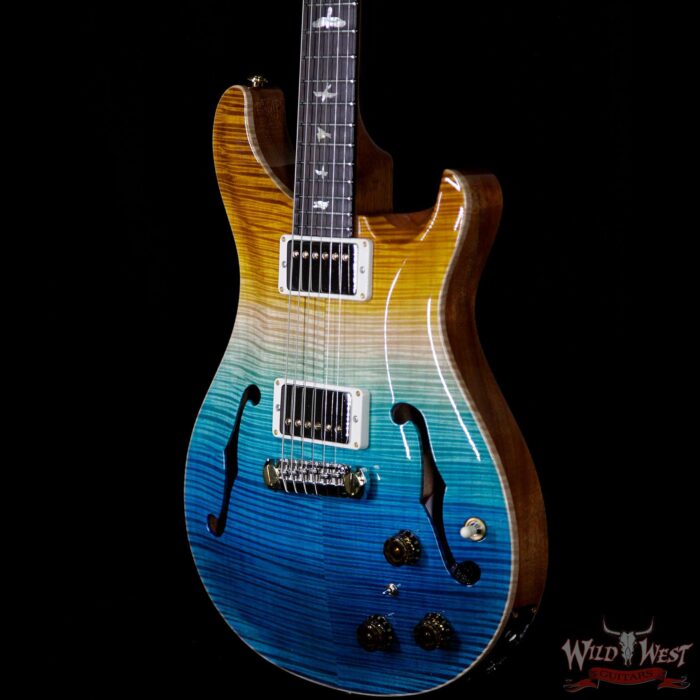 PRS Wild West Guitars 20th Anniversary Limited Run # 2 of 40 Wood Library Artist Package Hollowbody I Piezo HB1 Beach Cross Fade(Private Stock Color) - Image 2