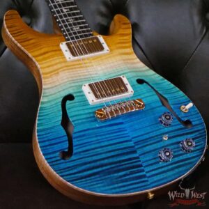 PRS Wild West Guitars 20th Anniversary Limited Run # 9 of 40 Wood Library Artist Package Hollowbody I Piezo HB1 Beach Cross Fade(Private Stock Color) - Image 15