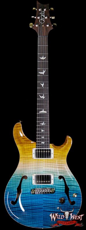 PRS Wild West Guitars 20th Anniversary Limited Run # 8 of 40 Wood Library Artist Package Hollowbody I Piezo HB1 Beach Cross Fade(Private Stock Color)