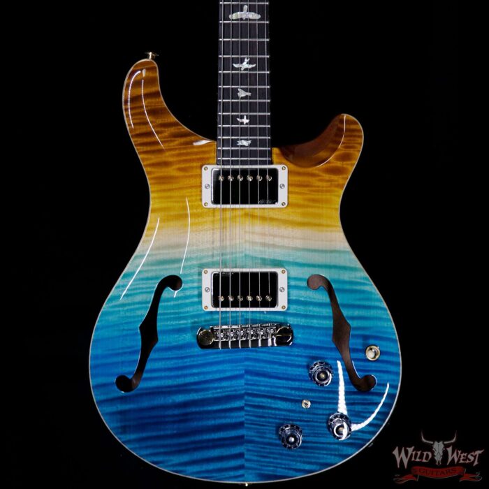 PRS Wild West Guitars 20th Anniversary Limited Run # 6 of 40 Wood Library Artist Package Hollowbody I Piezo HB1 Beach Cross Fade(Private Stock Color) - Image 3