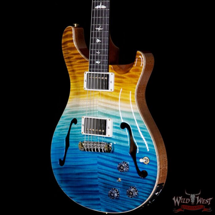 PRS Wild West Guitars 20th Anniversary Limited Run # 6 of 40 Wood Library Artist Package Hollowbody I Piezo HB1 Beach Cross Fade(Private Stock Color) - Image 2