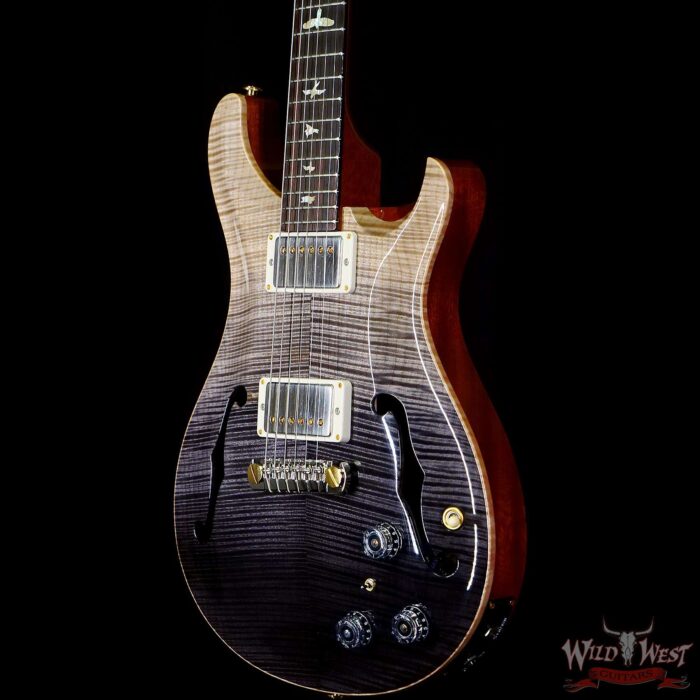 PRS Wild West Guitars 20th Anniversary Limited Run # 10 of 40 Wood Library Artist Package Hollowbody I Piezo HB1 Grey Black Fade - Image 2