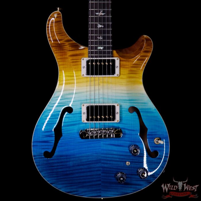 PRS Wild West Guitars 20th Anniversary Limited Run # 5 of 40 Wood Library Artist Package Hollowbody I Piezo HB1 Beach Cross Fade(Private Stock Color) - Image 3