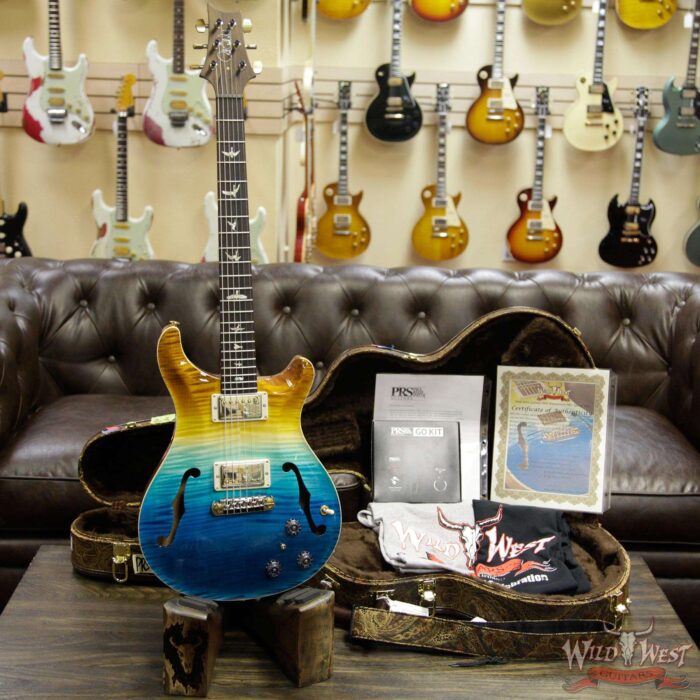 PRS Wild West Guitars 20th Anniversary Limited Run # 5 of 40 Wood Library Artist Package Hollowbody I Piezo HB1 Beach Cross Fade(Private Stock Color) - Image 11