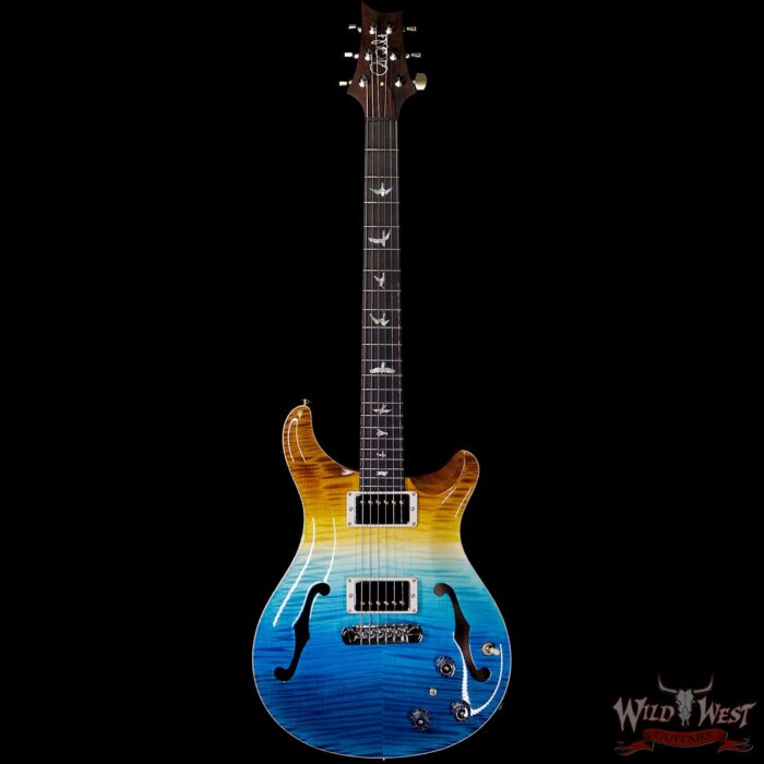 PRS Wild West Guitars 20th Anniversary Limited Run # 5 of 40 Wood Library Artist Package Hollowbody I Piezo HB1 Beach Cross Fade(Private Stock Color) - Image 4