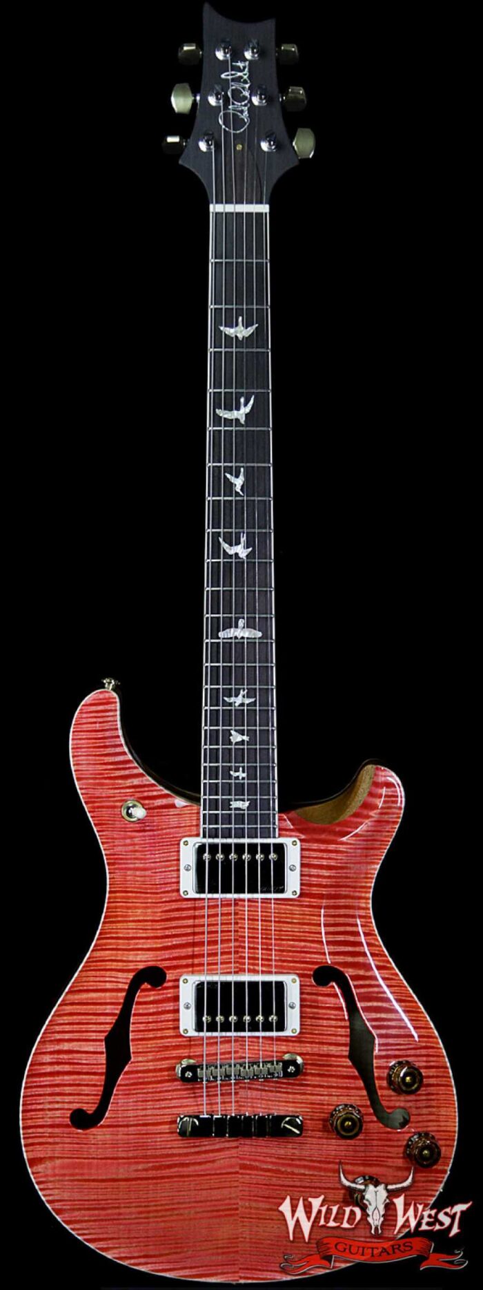 PRS Wild West Guitars 20th Anniversary Limited Run # 17 of 40 Wood Library Artist Package McCarty 594 Hollowbody II Salmon(Private Stock Color) - Image 1