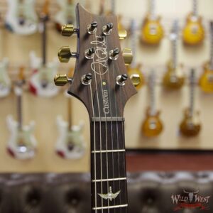 PRS Wood Library 10 Top Custom 24 Korina Neck with Cocobolo Fingerboard Charcoal Blue Burst - Image 7