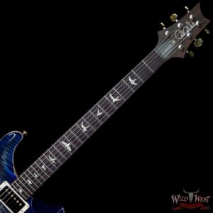 PRS Wood Library 10 Top Custom 24 Korina Neck with Cocobolo Fingerboard Charcoal Blue Burst - Image 8
