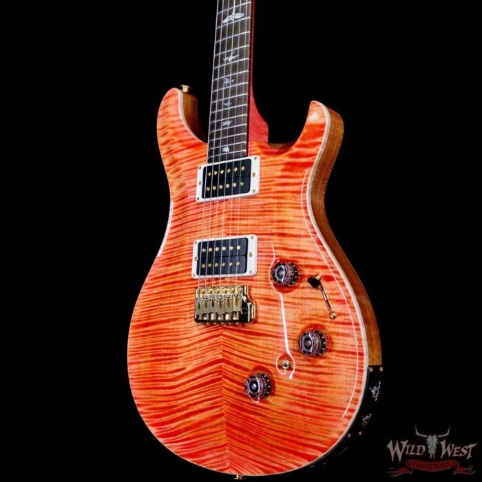 PRS Wild West Guitars 25th Anniversary Limited Run Wood Library Artist Package Custom 24 Piezo Salmon (Private Stock Color) 8.00 LBS (US Only / No International Shipping) - Image 2