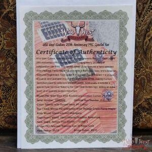 PRS Wild West Guitars 25th Anniversary Limited Run Wood Library Artist Package Custom 24 Piezo Salmon (Private Stock Color) 8.00 LBS (US Only / No International Shipping) - Image 12