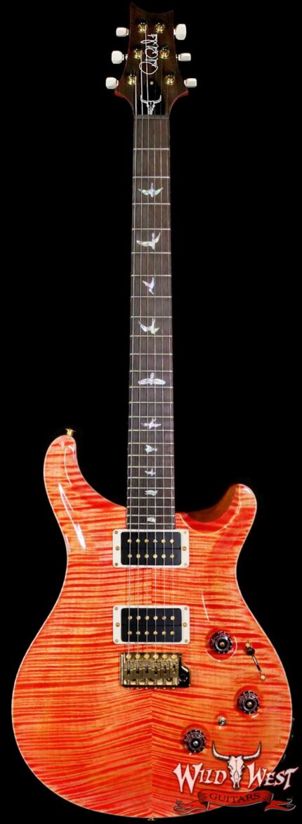 PRS Wild West Guitars 25th Anniversary Limited Run Wood Library Artist Package Custom 24 Piezo Salmon (Private Stock Color) 8.00 LBS (US Only / No International Shipping)