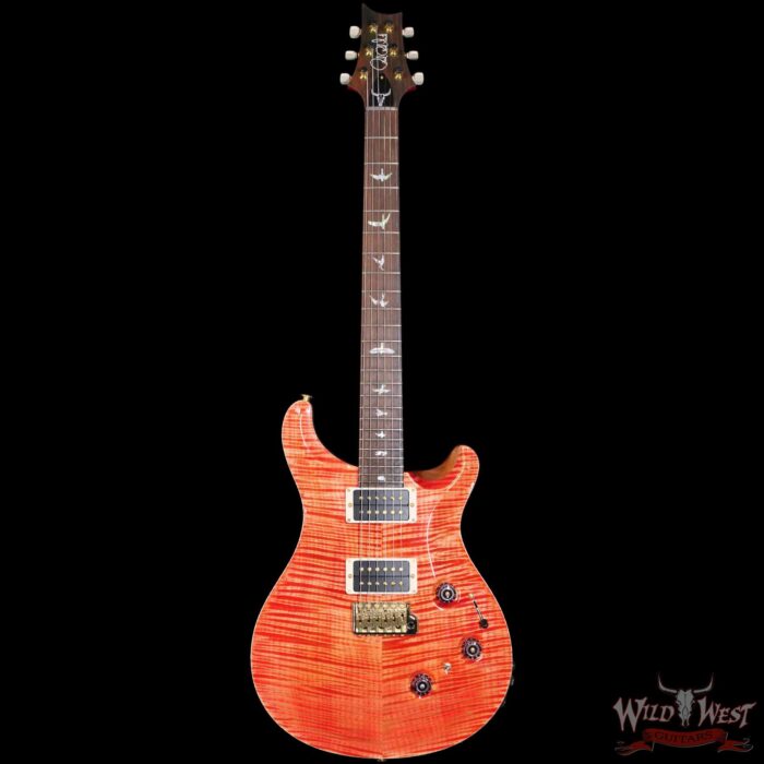 PRS Wild West Guitars 25th Anniversary Limited Run Wood Library Artist Package Custom 24 Piezo Salmon (Private Stock Color) 8.40 LBS (US Only / No International Shipping) - Image 3