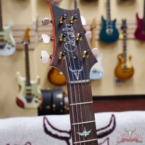 PRS Wild West Guitars 25th Anniversary Limited Run Wood Library Artist Package Custom 24 Piezo Salmon (Private Stock Color) 8.40 LBS (US Only / No International Shipping) - Image 7