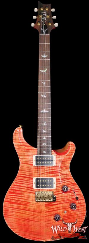 PRS Wild West Guitars 25th Anniversary Limited Run Wood Library Artist Package Custom 24 Piezo Salmon (Private Stock Color) 8.40 LBS (US Only / No International Shipping)