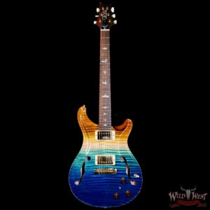 PRS Wild West Guitars 25th Anniversary Limited Run Wood Library Artist Package Hollowbody II Piezo Beach Fade (Private Stock Color) 5.70 LBS (US Only / No International Shipping) - Image 3