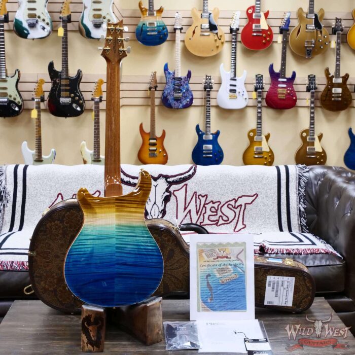 PRS Wild West Guitars 25th Anniversary Limited Run Wood Library Artist Package Hollowbody II Piezo Beach Fade (Private Stock Color) 5.70 LBS (US Only / No International Shipping) - Image 9