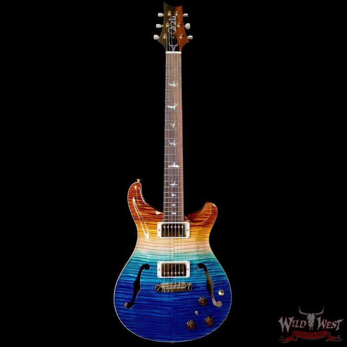 PRS Wild West Guitars 25th Anniversary Limited Run Wood Library Artist Package Hollowbody II Piezo Beach Fade (Private Stock Color) 5.75 LBS (US Only / No International Shipping) - Image 3
