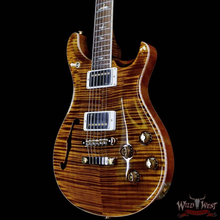 PRS Wild West Guitars 25th Anniversary Limited Run Wood Library Artist Package McCarty 594 Semi-Hollow Tiger Eye (Private Stock Color) 7.30 LBS (US Only / No International Shipping) - Image 2