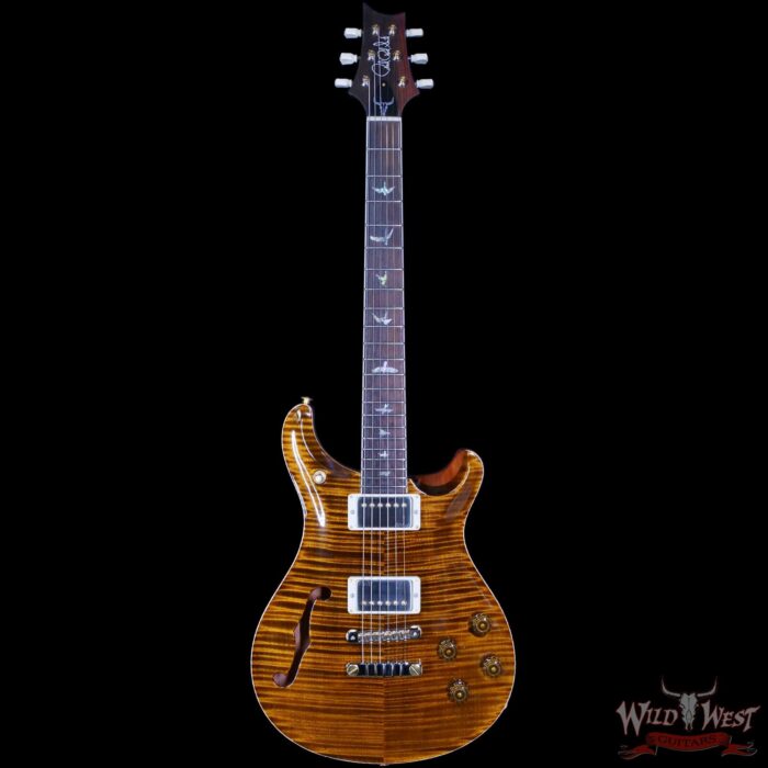 PRS Wild West Guitars 25th Anniversary Limited Run Wood Library Artist Package McCarty 594 Semi-Hollow Tiger Eye (Private Stock Color) 7.30 LBS (US Only / No International Shipping) - Image 3
