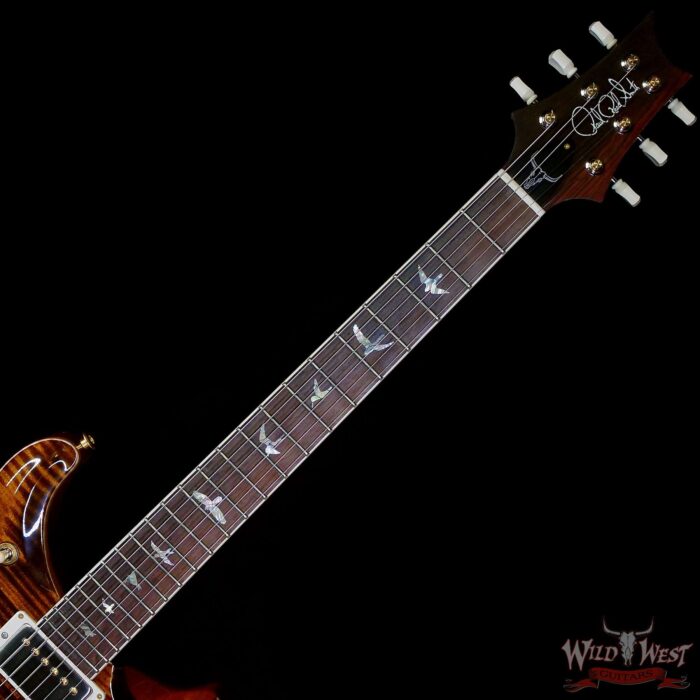 PRS Wild West Guitars 25th Anniversary Limited Run Wood Library Artist Package McCarty 594 Semi-Hollow Tiger Eye (Private Stock Color) 7.30 LBS (US Only / No International Shipping) - Image 4