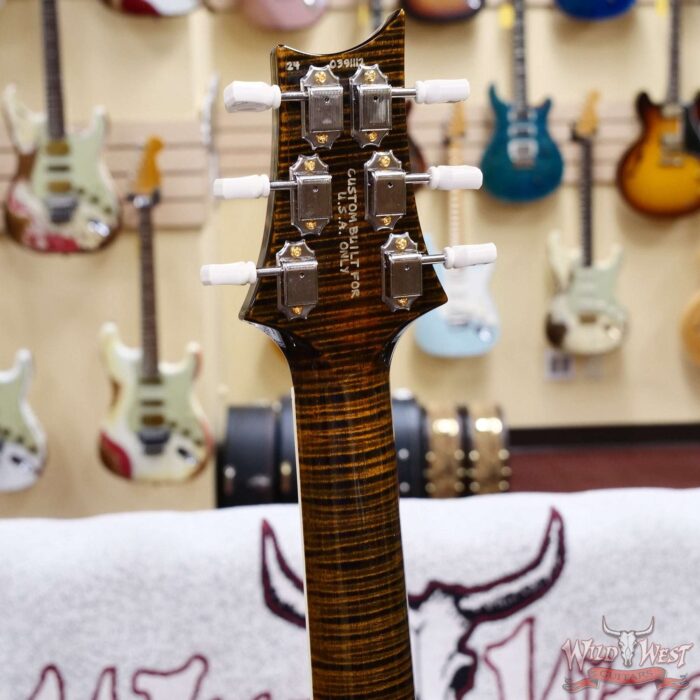 PRS Wild West Guitars 25th Anniversary Limited Run Wood Library Artist Package McCarty 594 Semi-Hollow Tiger Eye (Private Stock Color) 7.30 LBS (US Only / No International Shipping) - Image 10