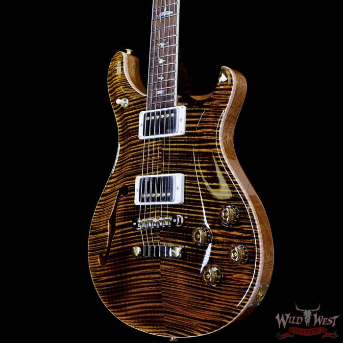 PRS Wild West Guitars 25th Anniversary Limited Run Wood Library Artist Package McCarty 594 Semi-Hollow Tiger Eye (Private Stock Color) 7.05 LBS (US Only / No International Shipping) - Image 2