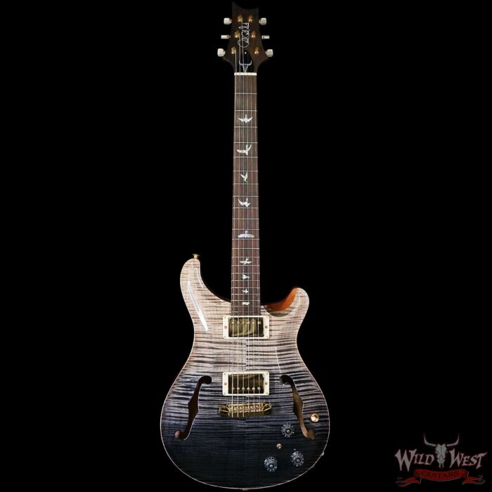 PRS Wild West Guitars 25th Anniversary Limited Run Wood Library Artist Package Hollowbody II Piezo Frostbite Fade (Private Stock Color) 5.60 LBS (US Only / No International Shipping) - Image 3