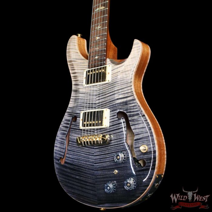 PRS Wild West Guitars 25th Anniversary Limited Run Wood Library Artist Package Hollowbody II Piezo Frostbite Fade (Private Stock Color) 5.60 LBS (US Only / No International Shipping) - Image 2