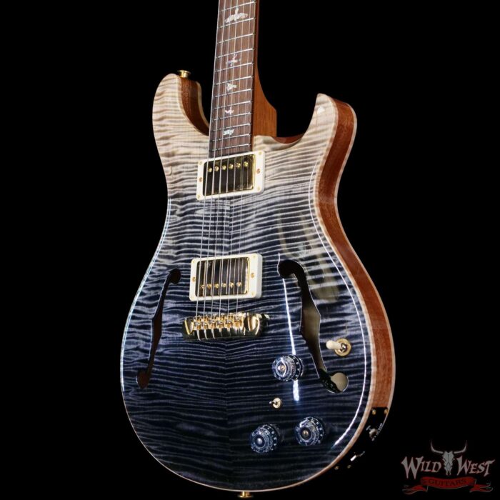 PRS Wild West Guitars 25th Anniversary Limited Run Wood Library Artist Package Hollowbody II Piezo Frostbite Fade (Private Stock Color) 5.50 LBS (US Only / No International Shipping) - Image 2