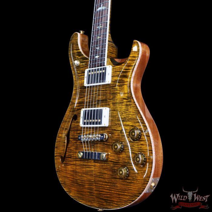 PRS Wild West Guitars 25th Anniversary Limited Run Wood Library Artist Package McCarty 594 Semi-Hollow Tiger Eye (Private Stock Color) 7.15 LBS (US Only / No International Shipping) - Image 2