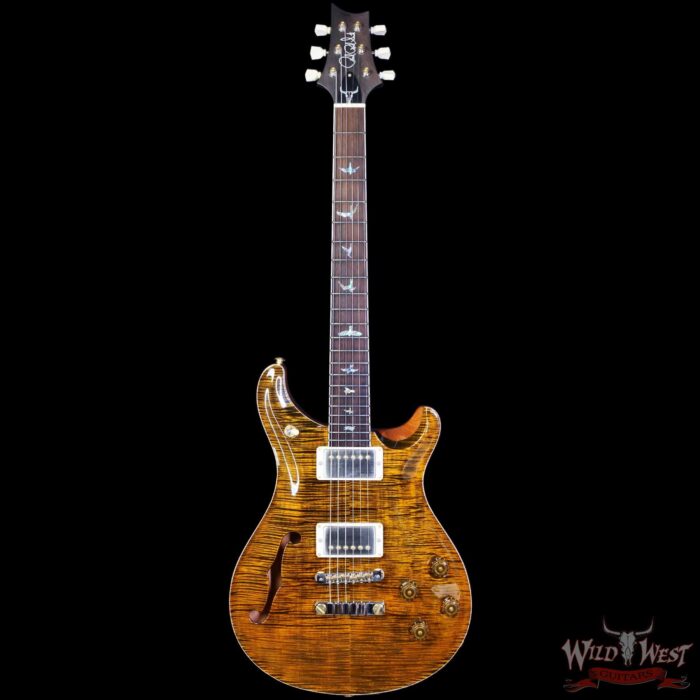 PRS Wild West Guitars 25th Anniversary Limited Run Wood Library Artist Package McCarty 594 Semi-Hollow Tiger Eye (Private Stock Color) 7.15 LBS (US Only / No International Shipping) - Image 3