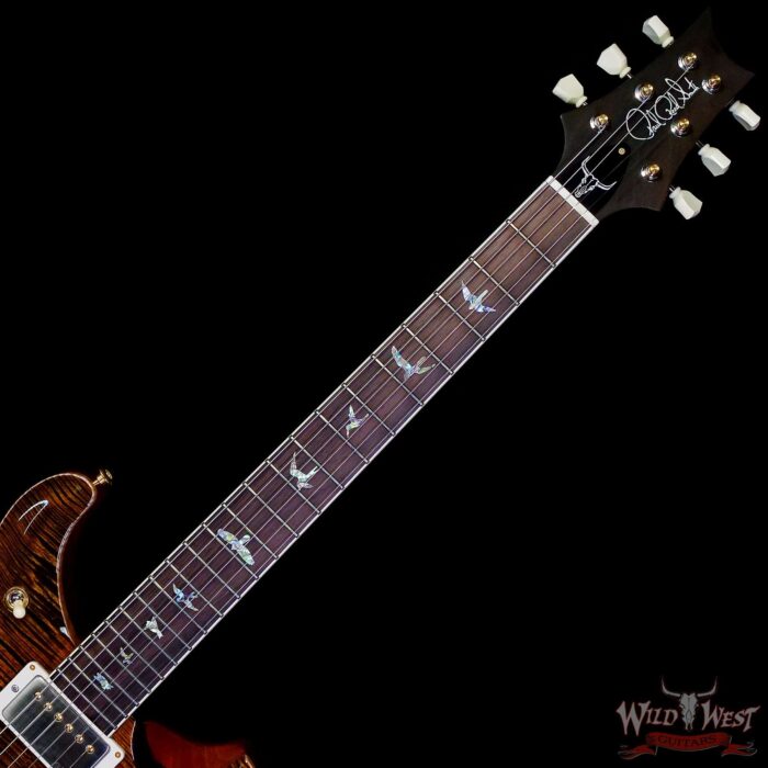 PRS Wild West Guitars 25th Anniversary Limited Run Wood Library Artist Package McCarty 594 Semi-Hollow Tiger Eye (Private Stock Color) 7.15 LBS (US Only / No International Shipping) - Image 4
