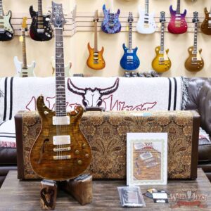 PRS Wild West Guitars 25th Anniversary Limited Run Wood Library Artist Package McCarty 594 Semi-Hollow Tiger Eye (Private Stock Color) 7.15 LBS (US Only / No International Shipping) - Image 6