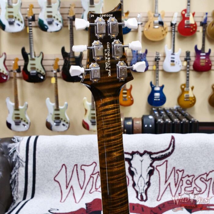 PRS Wild West Guitars 25th Anniversary Limited Run Wood Library Artist Package McCarty 594 Semi-Hollow Tiger Eye (Private Stock Color) 7.15 LBS (US Only / No International Shipping) - Image 10