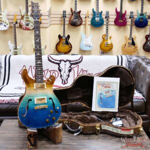 PRS Wild West Guitars 25th Anniversary Limited Run Wood Library Artist Package Hollowbody II Piezo Beach Fade (Private Stock Color) 5.50 LBS (US Only / No International Shipping) - Image 6