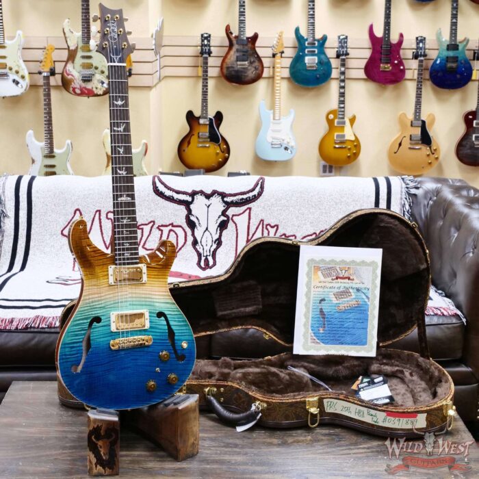 PRS Wild West Guitars 25th Anniversary Limited Run Wood Library Artist Package Hollowbody II Piezo Beach Fade (Private Stock Color) 5.50 LBS (US Only / No International Shipping) - Image 6