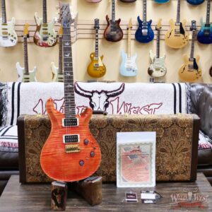 PRS Wild West Guitars 25th Anniversary Limited Run Wood Library Artist Package Custom 24 Piezo Salmon (Private Stock Color) 9.00 LBS (US Only / No International Shipping) - Image 6