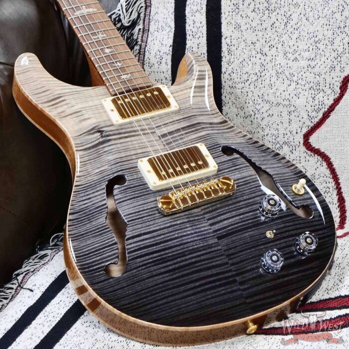 PRS Wild West Guitars 25th Anniversary Limited Run Wood Library Artist Package Hollowbody II Piezo Frostbite Fade (Private Stock Color) 5.60 LBS (US Only / No International Shipping) - Image 8