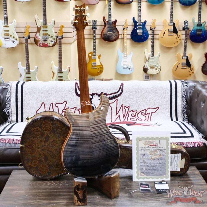PRS Wild West Guitars 25th Anniversary Limited Run Wood Library Artist Package Hollowbody II Piezo Frostbite Fade (Private Stock Color) 5.60 LBS (US Only / No International Shipping) - Image 9
