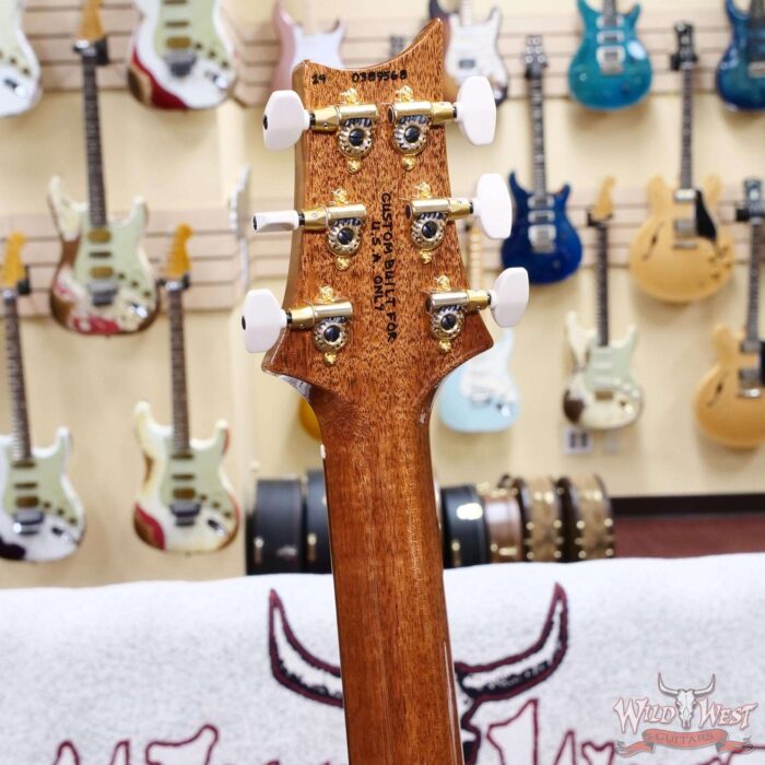 PRS Wild West Guitars 25th Anniversary Limited Run Wood Library Artist Package Hollowbody II Piezo Frostbite Fade (Private Stock Color) 5.60 LBS (US Only / No International Shipping) - Image 10