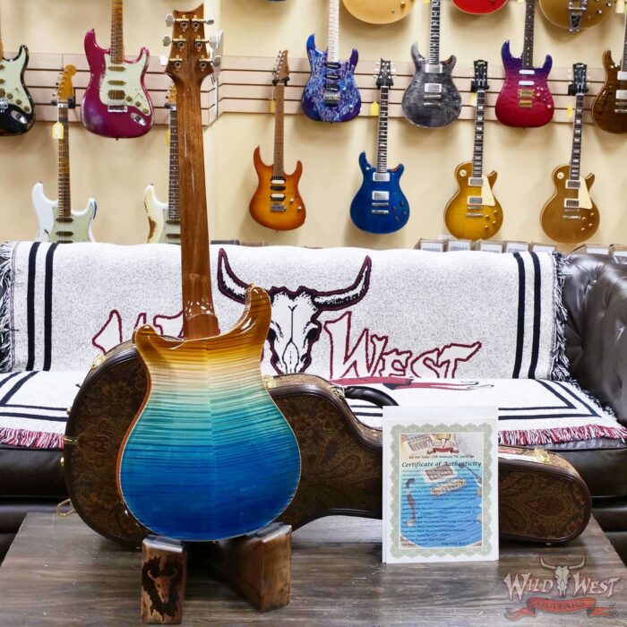 PRS Wild West Guitars 25th Anniversary Limited Run Wood Library Artist Package Hollowbody II Piezo Beach Fade (Private Stock Color) 5.50 LBS (US Only / No International Shipping) - Image 9
