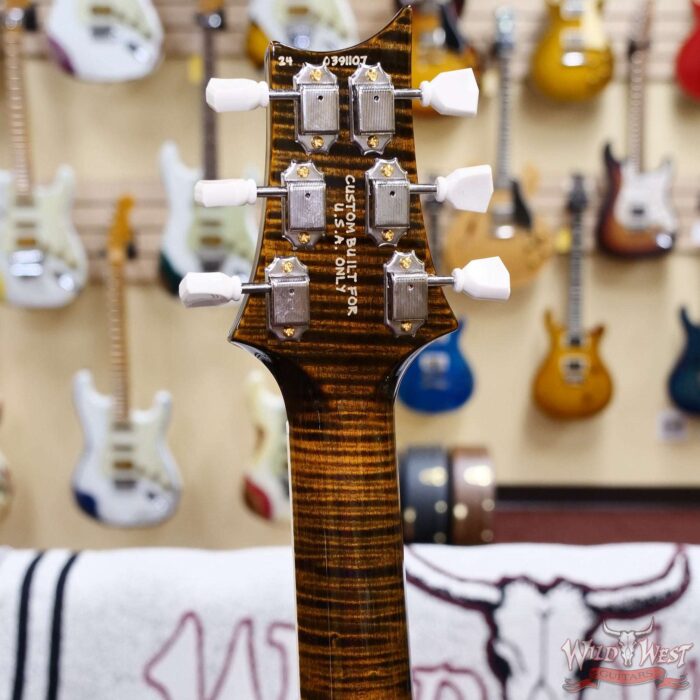 PRS Wild West Guitars 25th Anniversary Limited Run Wood Library Artist Package McCarty 594 Semi-Hollow Tiger Eye (Private Stock Color) 7.10 LBS (US Only / No International Shipping) - Image 10