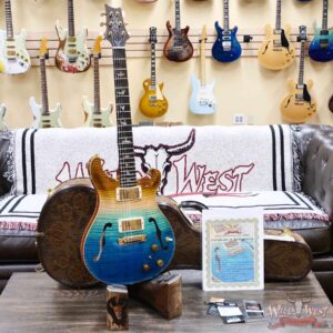 PRS Wild West Guitars 25th Anniversary Limited Run Wood Library Artist Package Hollowbody II Piezo Beach Fade (Private Stock Color) 5.65 LBS (US Only / No International Shipping) - Image 6