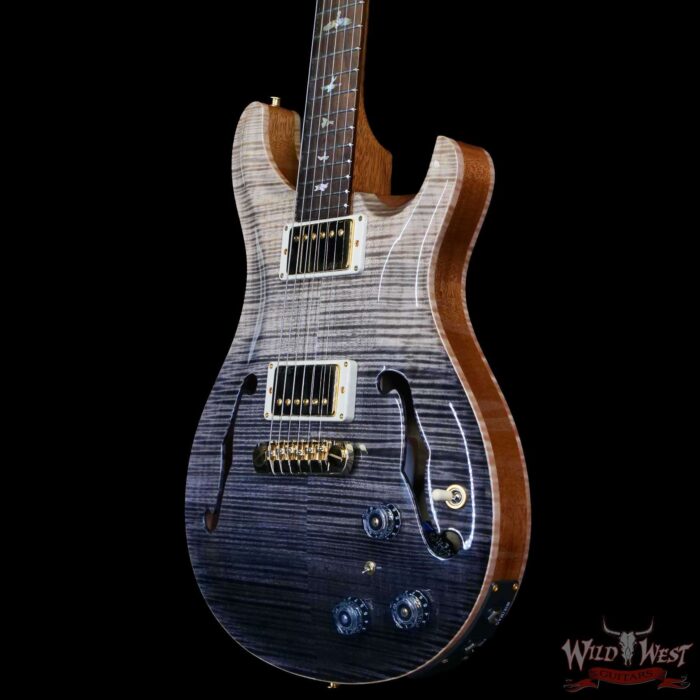 PRS Wild West Guitars 25th Anniversary Limited Run Wood Library Artist Package Hollowbody II Piezo Frostbite Fade (Private Stock Color) 5.40 LBS (US Only / No International Shipping) - Image 2