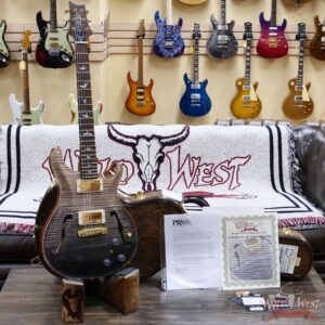 PRS Wild West Guitars 25th Anniversary Limited Run Wood Library Artist Package Hollowbody II Piezo Frostbite Fade (Private Stock Color) 5.40 LBS (US Only / No International Shipping) - Image 6