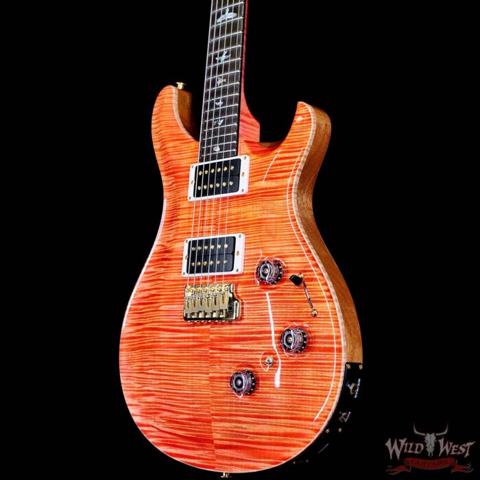 PRS Wild West Guitars 25th Anniversary Limited Run Wood Library Artist Package Custom 24 Piezo Salmon (Private Stock Color) 7.90 LBS (US Only / No International Shipping) - Image 2