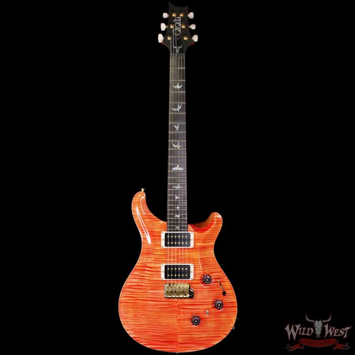PRS Wild West Guitars 25th Anniversary Limited Run Wood Library Artist Package Custom 24 Piezo Salmon (Private Stock Color) 7.90 LBS (US Only / No International Shipping) - Image 3