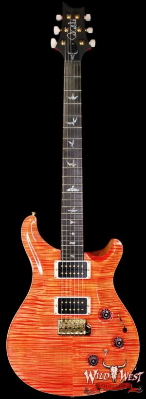 PRS Wild West Guitars 25th Anniversary Limited Run Wood Library Artist Package Custom 24 Piezo Salmon (Private Stock Color) 7.90 LBS (US Only / No International Shipping)