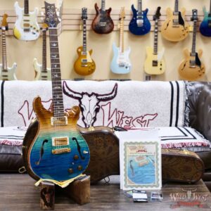 PRS Wild West Guitars 25th Anniversary Limited Run Wood Library Artist Package Hollowbody II Piezo Beach Fade (Private Stock Color) 5.55 LBS (US Only / No International Shipping) - Image 6